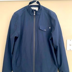 Linksoul Windbreaker Full Zip Jacket Navy Small